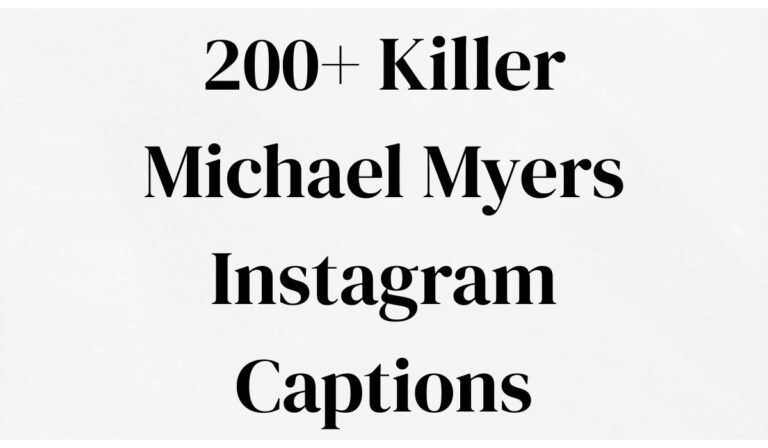 200+ Killer Michael Myers Instagram Captions That’ll Haunt You