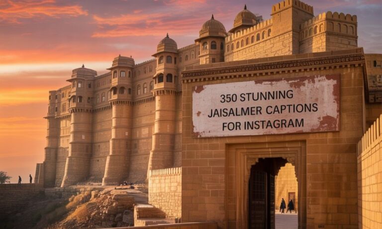 350 Stunning Jaisalmer Captions for Instagram